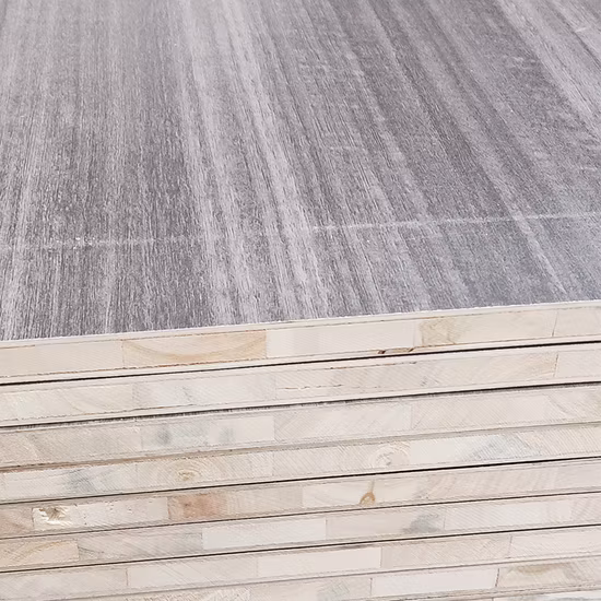 Blockboard laminado branco 18mm madeira de pinho com melamina para móveis