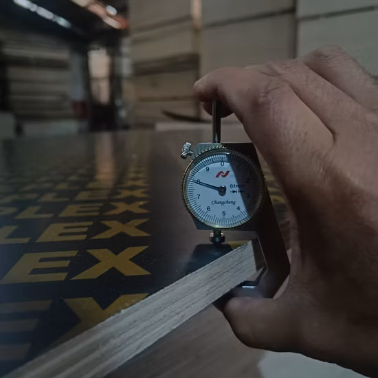 Articulação de dedo/marrom preto/contraplacado revestido de película para construção e imóveis de fábrica